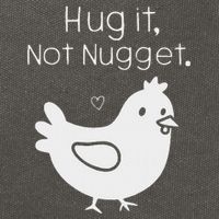 Chicken Hug It Not Nugget Cotton Canvas Backpack