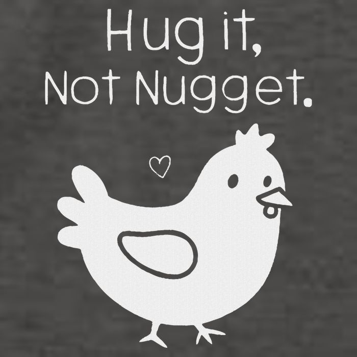 Chicken Hug It Not Nugget Vector Backpack