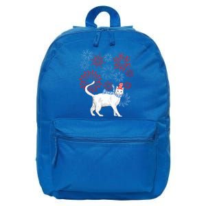 Cat Happy Independence Day Fireworks Memorial Day Gift 16 in Basic Backpack