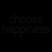 Choose Happiness Inspirational Quote Sustainable Bucket Hat
