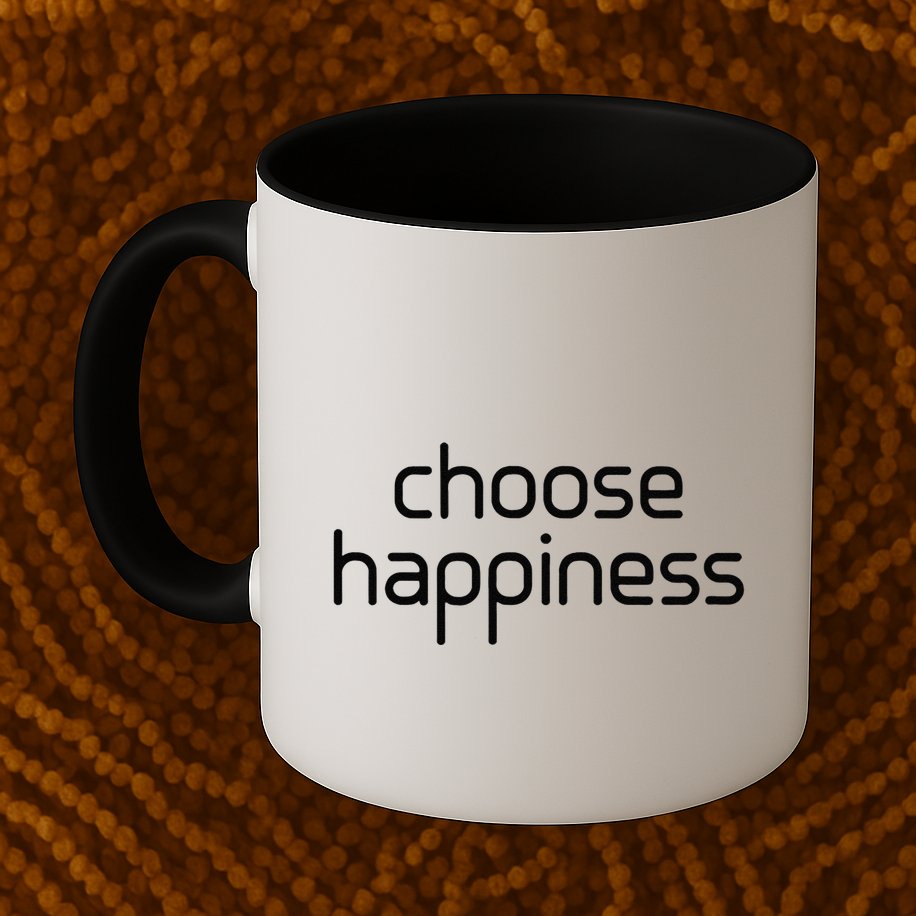 Choose Happiness Inspirational Quote Mug