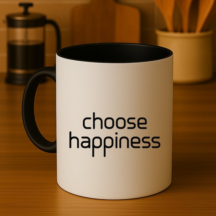 Choose Happiness Inspirational Quote Mug