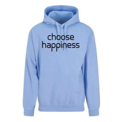 Choose Happiness Inspirational Quote Unisex Surf Hoodie