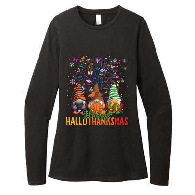 Cherish Hallothankmas In Gnome Style Gift Womens CVC Long Sleeve Shirt