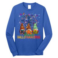 Cherish Hallothankmas In Gnome Style Gift Long Sleeve Shirt