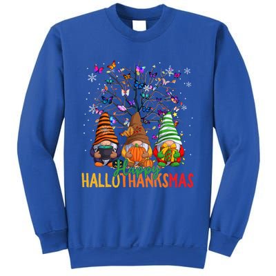 Cherish Hallothankmas In Gnome Style Gift Sweatshirt