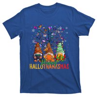 Cherish Hallothankmas In Gnome Style Gift T-Shirt