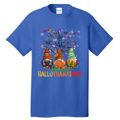 Cherish Hallothankmas In Gnome Style Gift Tall T-Shirt