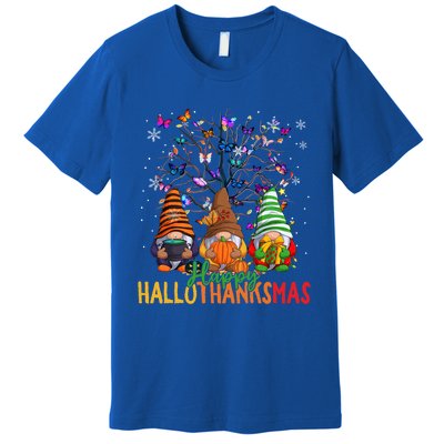 Cherish Hallothankmas In Gnome Style Gift Premium T-Shirt