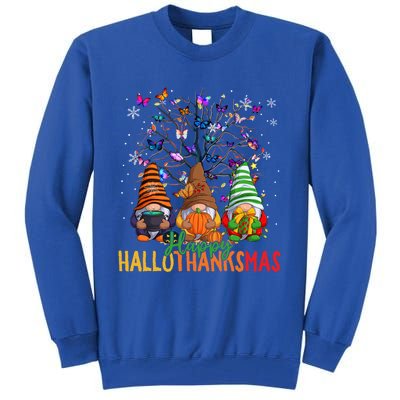 Cherish Hallothankmas In Gnome Style Gift Tall Sweatshirt