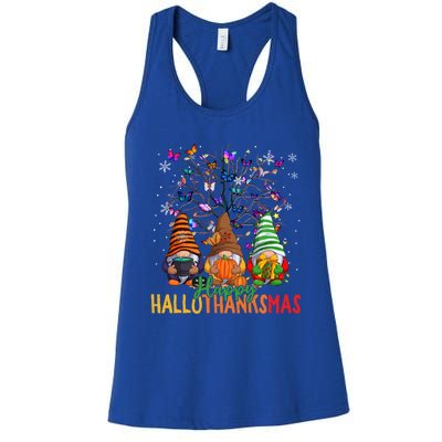 Cherish Hallothankmas In Gnome Style Gift Women's Racerback Tank