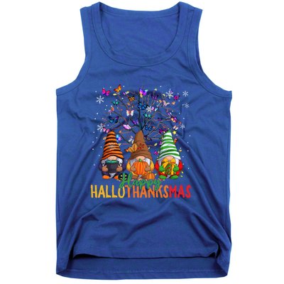 Cherish Hallothankmas In Gnome Style Gift Tank Top