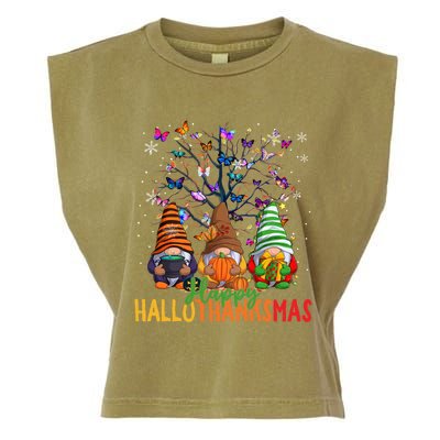 Cherish Hallothankmas In Gnome Style Gift Garment-Dyed Women's Muscle Tee