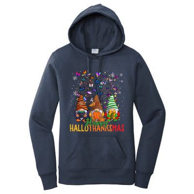 Cherish Hallothankmas In Gnome Style Gift Women's Pullover Hoodie