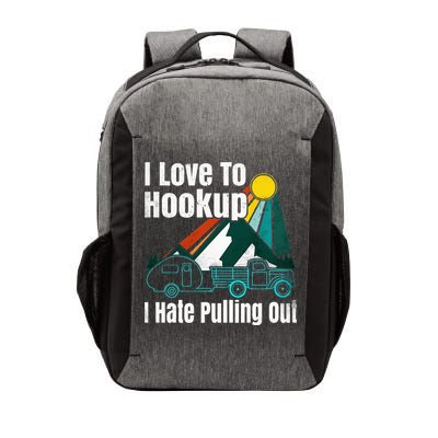 Camping Hookup I Hate Pulling Out Vintage Camper And Truck Vector Backpack