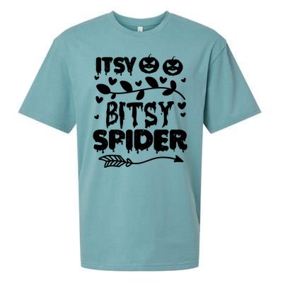 Cute Halloween Itsy Bitsy Spider Sueded Cloud Jersey T-Shirt