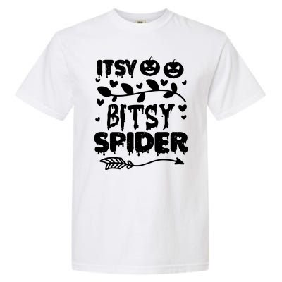 Cute Halloween Itsy Bitsy Spider Garment-Dyed Heavyweight T-Shirt