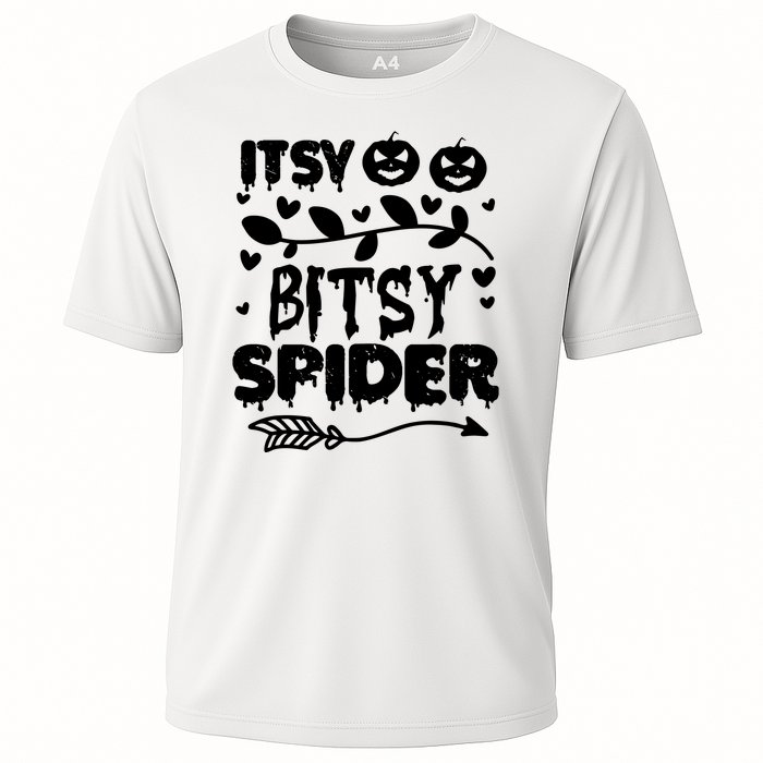 Cute Halloween Itsy Bitsy Spider Cooling Performance Crew T-Shirt