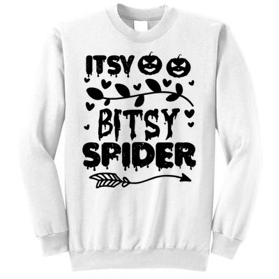 Cute Halloween Itsy Bitsy Spider Sweatshirt