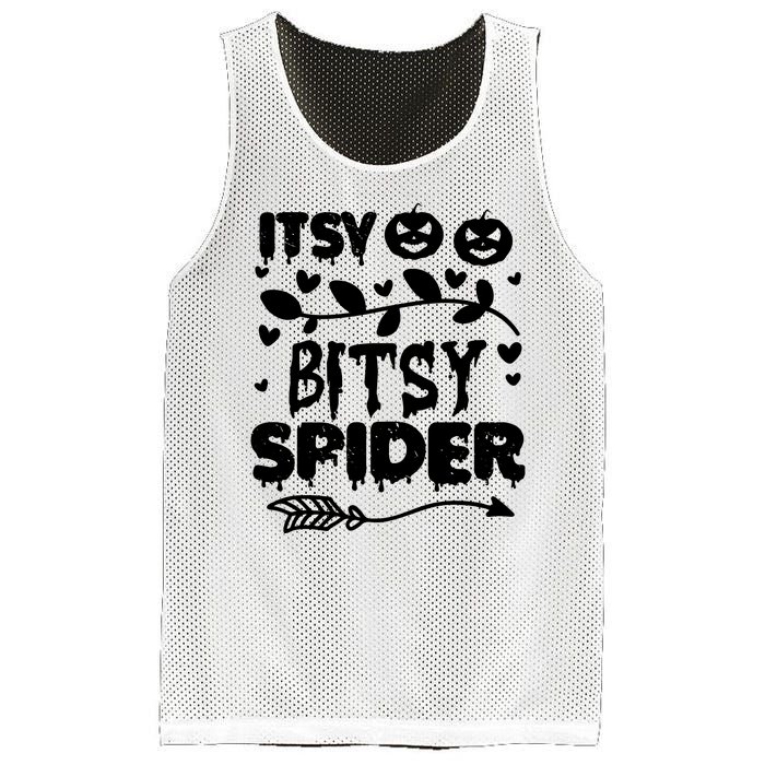 Cute Halloween Itsy Bitsy Spider Mesh Reversible Basketball Jersey Tank