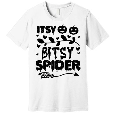 Cute Halloween Itsy Bitsy Spider Premium T-Shirt