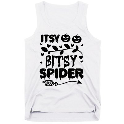 Cute Halloween Itsy Bitsy Spider Tank Top