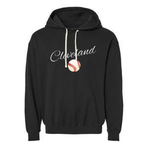 Cleveland Hometown Indian Tribe Garment-Dyed Fleece Hoodie