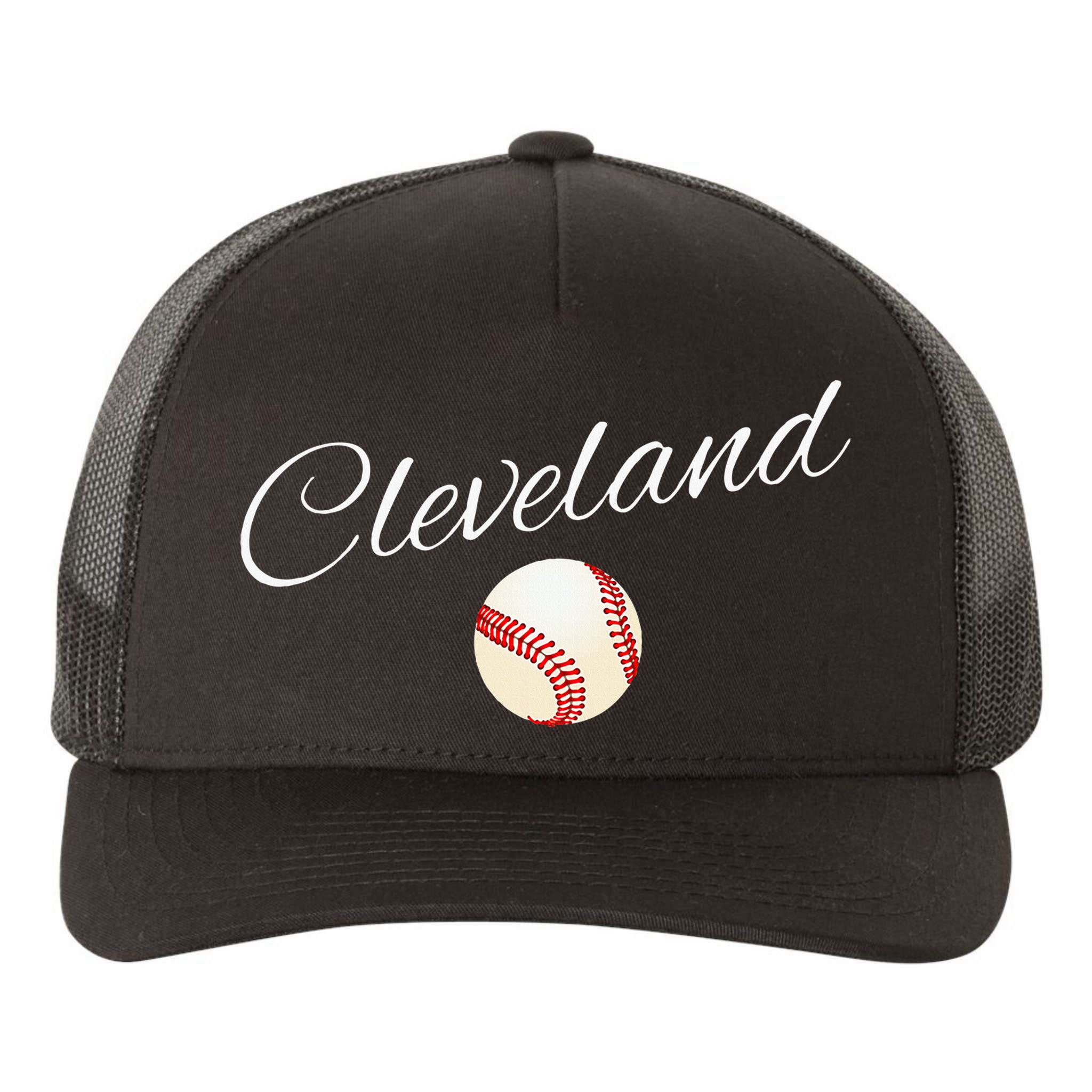 Cleveland Hometown Indian Tribe Yupoong Adult 5-Panel Trucker Hat