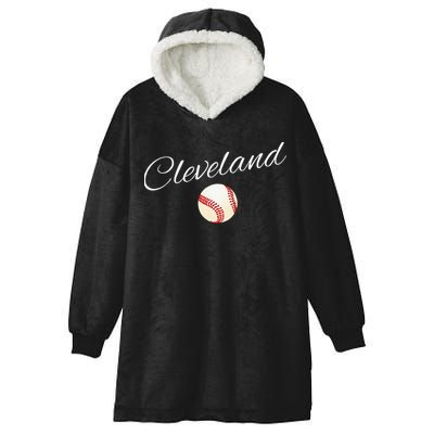 Cleveland Hometown Indian Tribe Hooded Wearable Blanket
