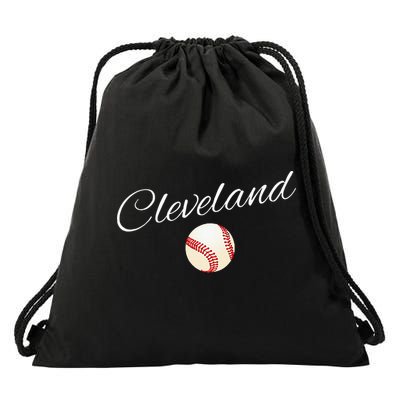 Cleveland Hometown Indian Tribe Drawstring Bag