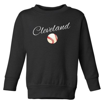 Cleveland Hometown Indian Tribe Toddler Sweatshirt