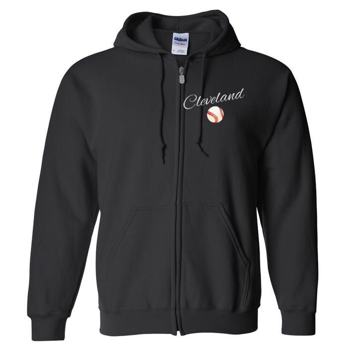 Cleveland Hometown Indian Tribe Full Zip Hoodie