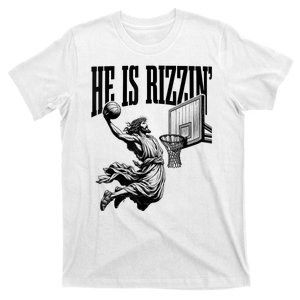 Cool He Is Rizzin Basketball Religious T-Shirt