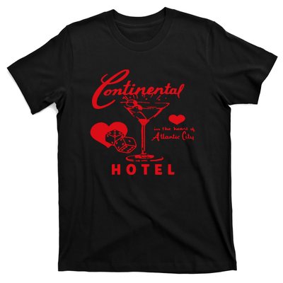 Continental Hotel In The Heart Of Atlantic City Love T-Shirt