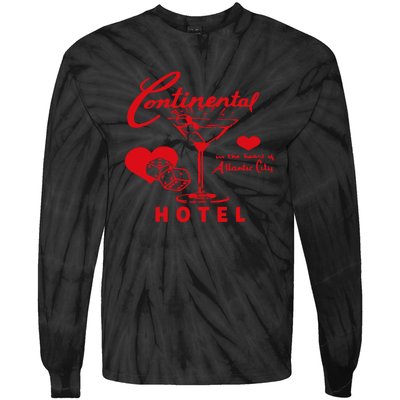 Continental Hotel In The Heart Of Atlantic City Love Tie-Dye Long Sleeve Shirt