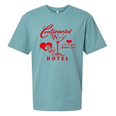 Continental Hotel In The Heart Of Atlantic City Love Sueded Cloud Jersey T-Shirt