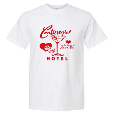 Continental Hotel In The Heart Of Atlantic City Love Garment-Dyed Heavyweight T-Shirt