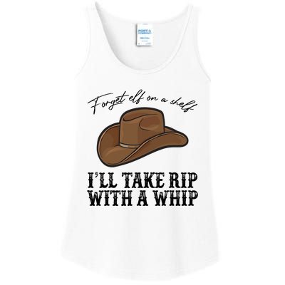 Cowboy Hat I'll Take Rip With A Whip Country Vibe Southern Ladies Essential Tank