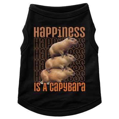 Capybara Happiness Is A Capybara Doggie Tank