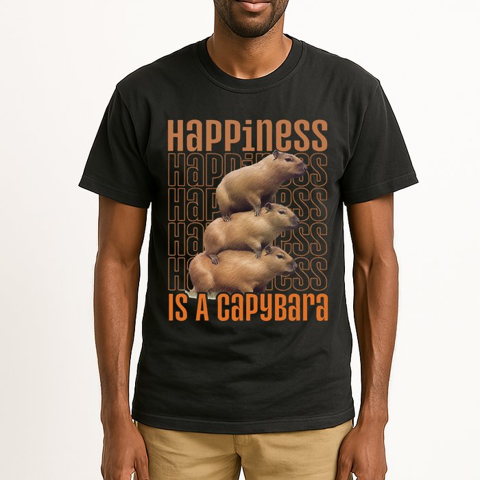 Capybara Happiness Is A Capybara Tall T-Shirt