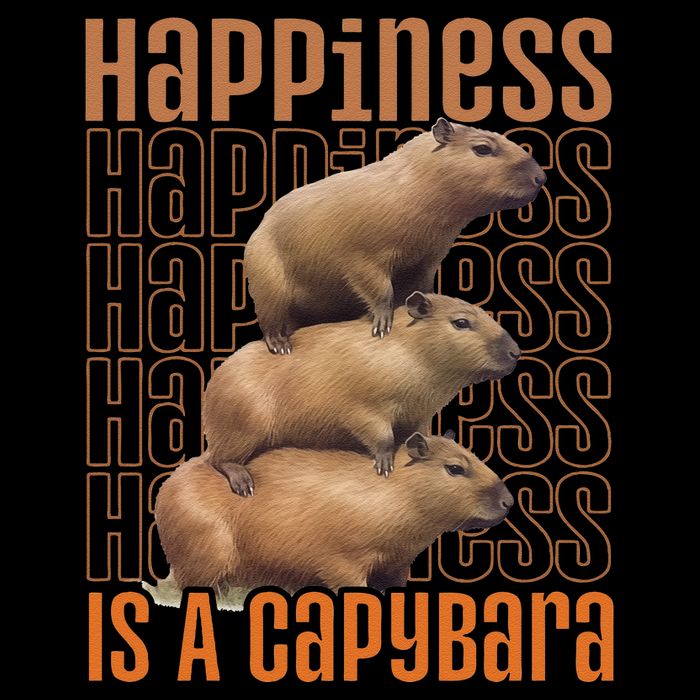 Capybara Happiness Is A Capybara Backpack