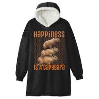 Capybara Happiness Is A Capybara Hooded Wearable Blanket