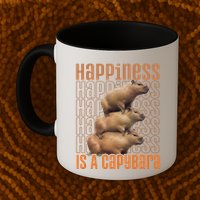 Capybara Happiness Is A Capybara Mug