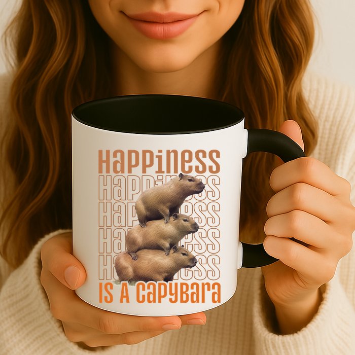 Capybara Happiness Is A Capybara Mug