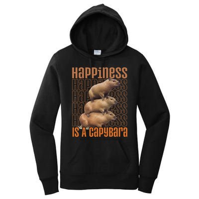 Capybara Happiness Is A Capybara Women's Pullover Hoodie