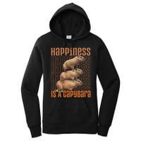 Capybara Happiness Is A Capybara Women's Pullover Hoodie