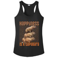 Capybara Happiness Is A Capybara Ladies PosiCharge Competitor Racerback Tank