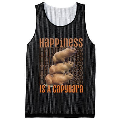 Capybara Happiness Is A Capybara Mesh Reversible Basketball Jersey Tank