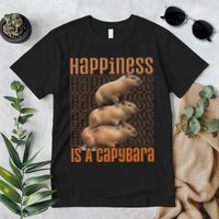 Capybara Happiness Is A Capybara Premium T-Shirt