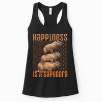 Capybara Happiness Is A Capybara Womens Tank Top